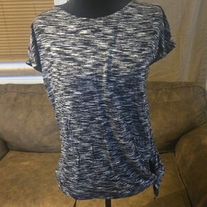 Max Studio Black and White Sleeveless Top Size S